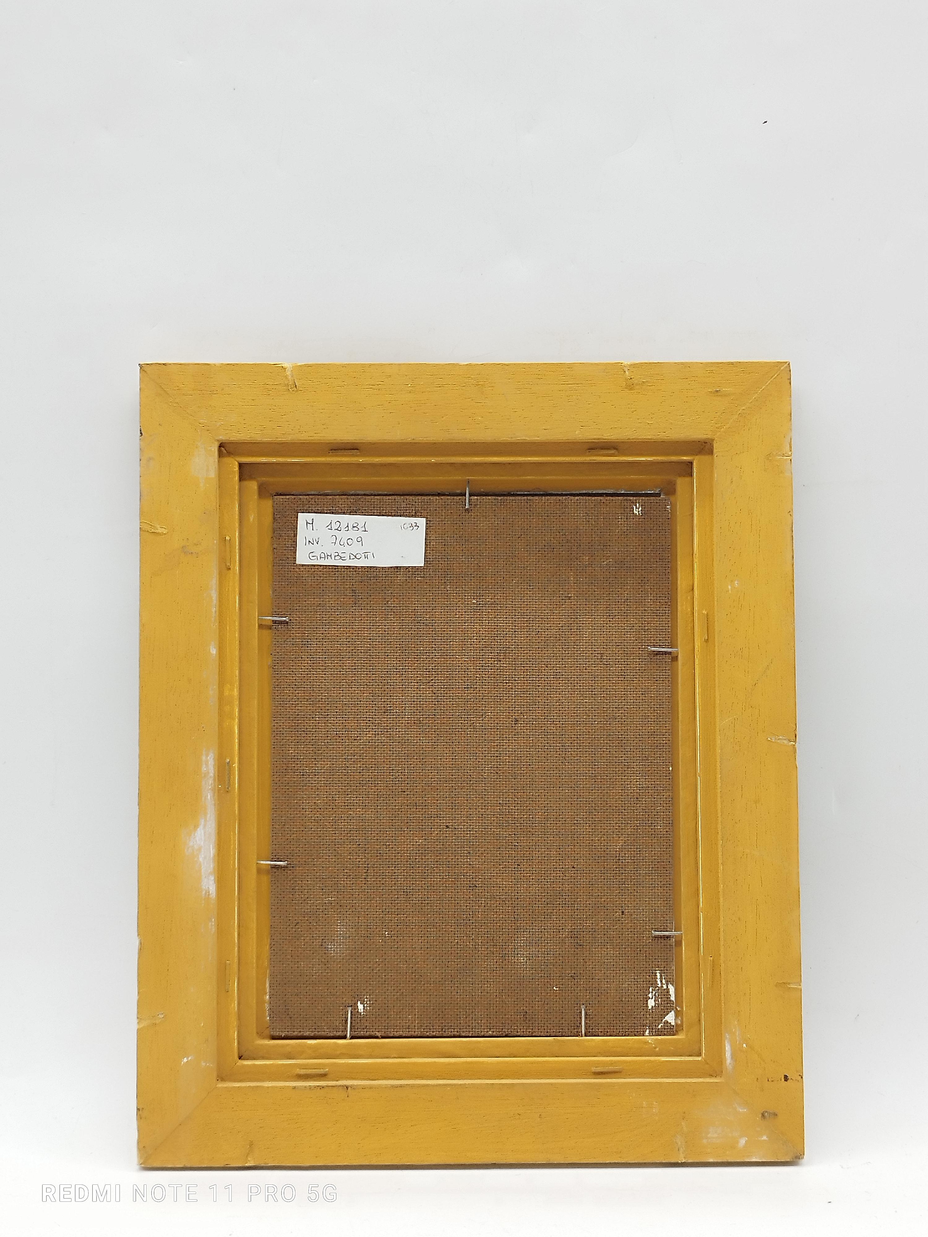 PERSONAGGI - Olio su masonite, Nicola Gambedotti, 1970 en venta 8