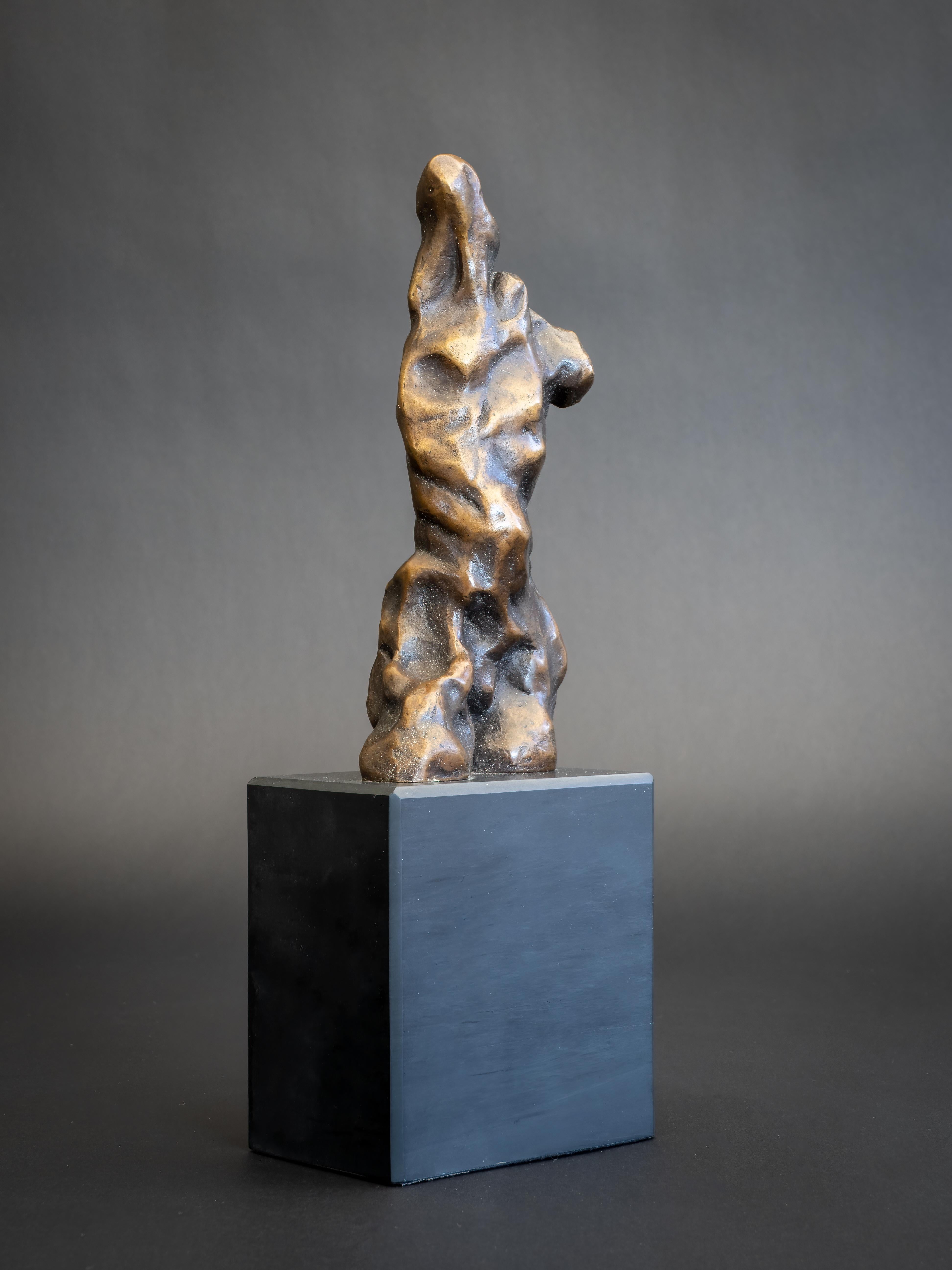 Nicola Godden Figurative Sculpture - Adam II-original figurative bronze sculptures-artworks for sale-contemporary Art