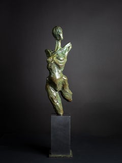 Eclat de Pier-original figura femenina abstracta obra de bronce-Arte contemporáneo