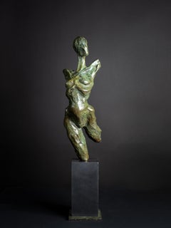 Eclat de Pier-originale figura femminile astratta-opera in bronzo-arte contemporanea