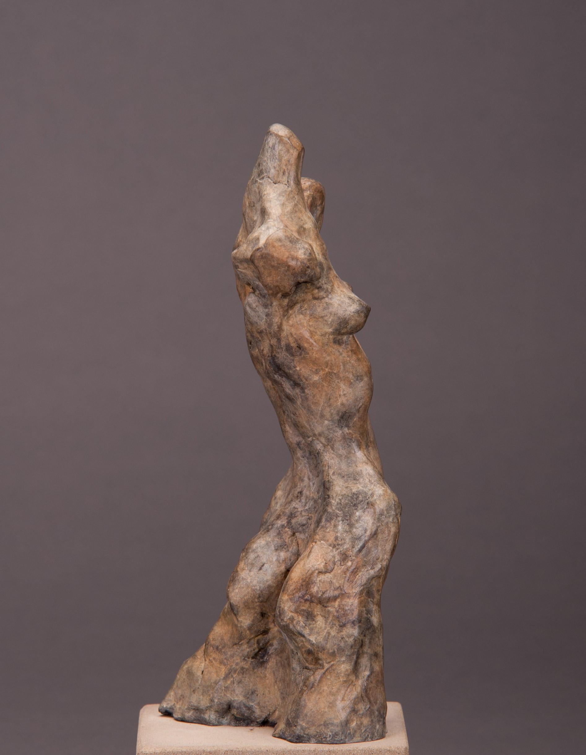 Venus - bronze cast sculpture limted edition original figure abstract human form - Sculpture by Nicola Godden