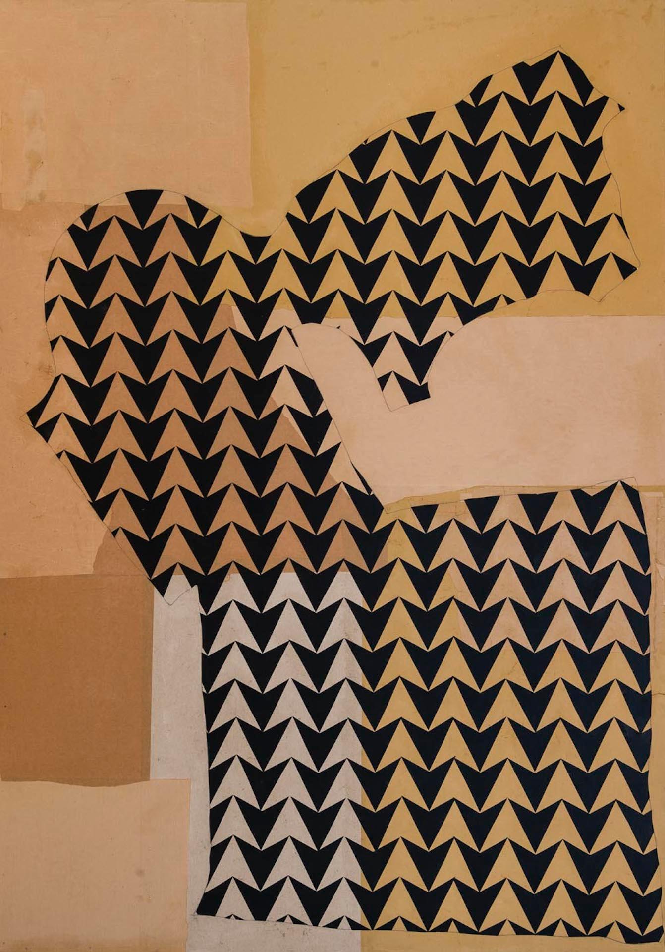 Femmage, Monochromes Diptychon Original Abstrakte Minimalistische Kunst, Geometrische Kunst im Angebot 3