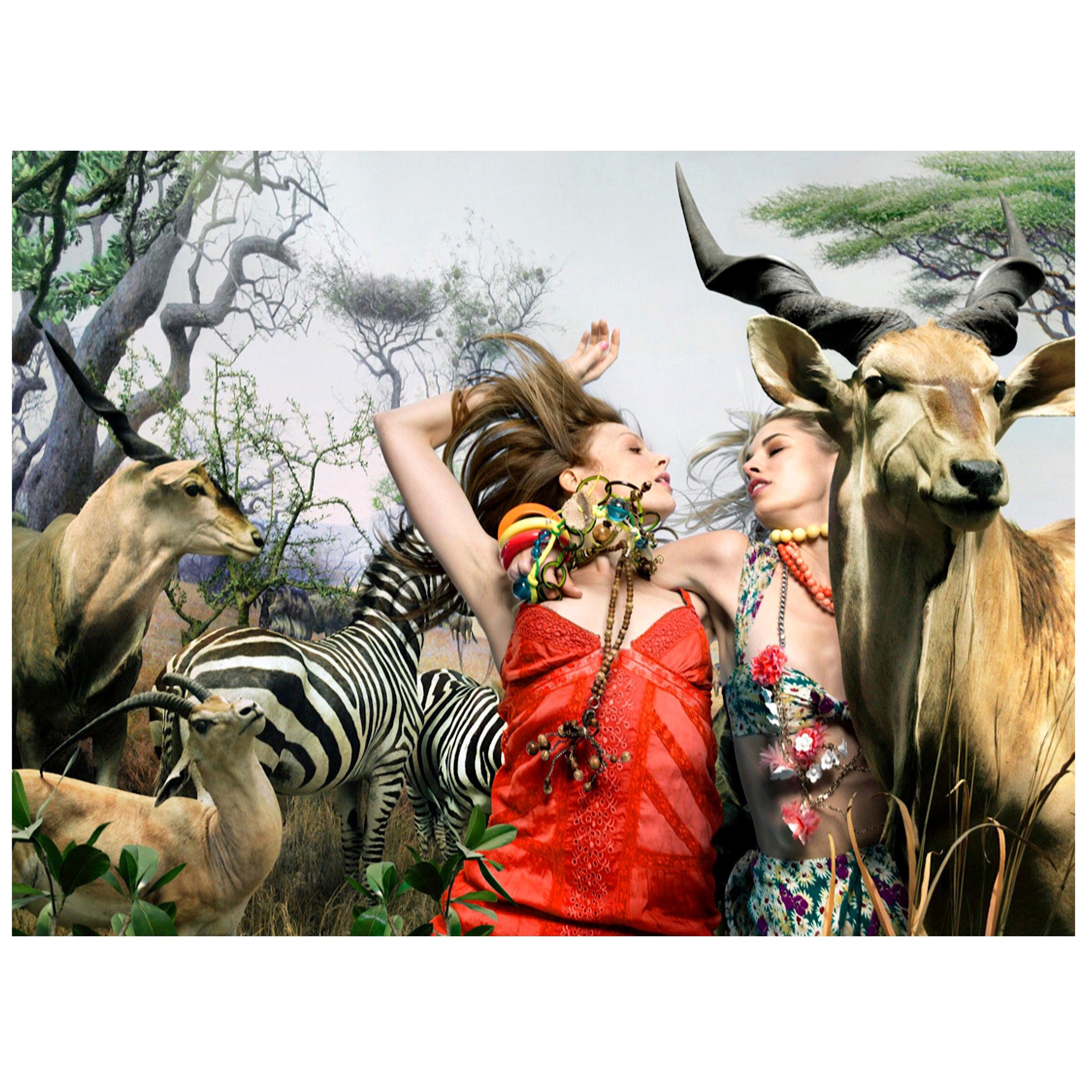 Nicola Majocchi Photograph Safari Fashion, 2001 For Sale