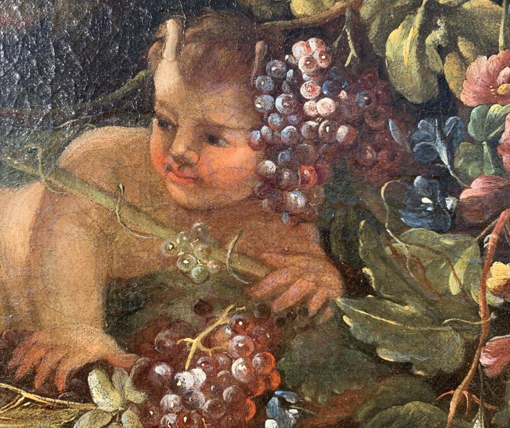 Nicola Malinconico (Napoli) - Natura morta del XVII secolo - Satiri animali 12