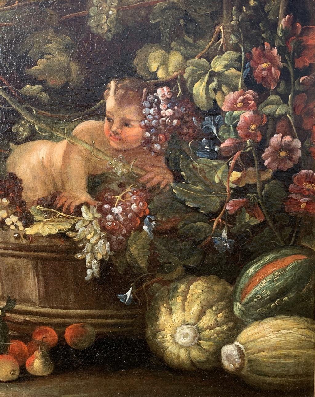 Nicola Malinconico (Napoli) - Natura morta del XVII secolo - Satiri animali 2