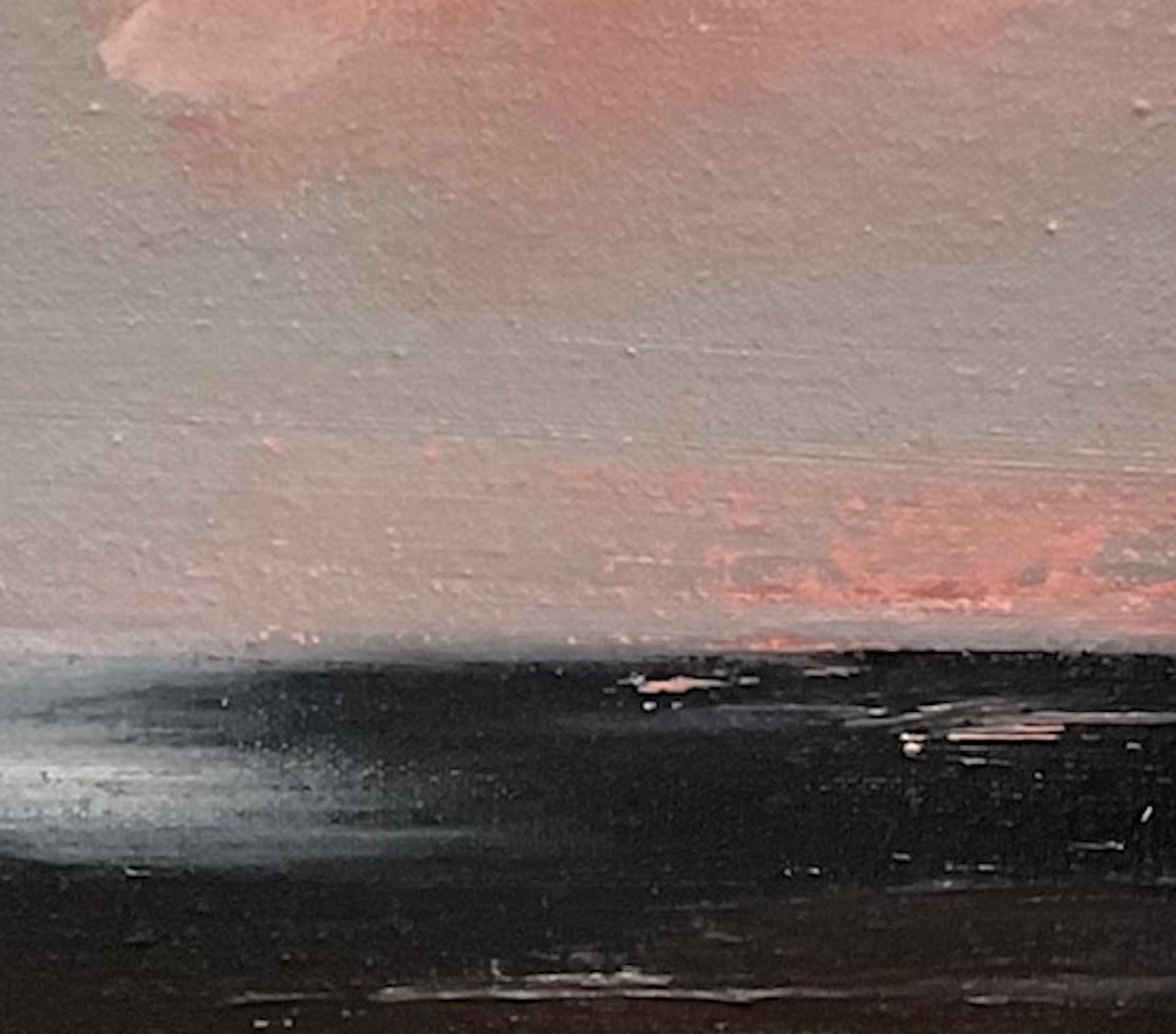 Dusk Falls, Original painting, Landscape art, Atmospheric art , Realist Painting For Sale 1