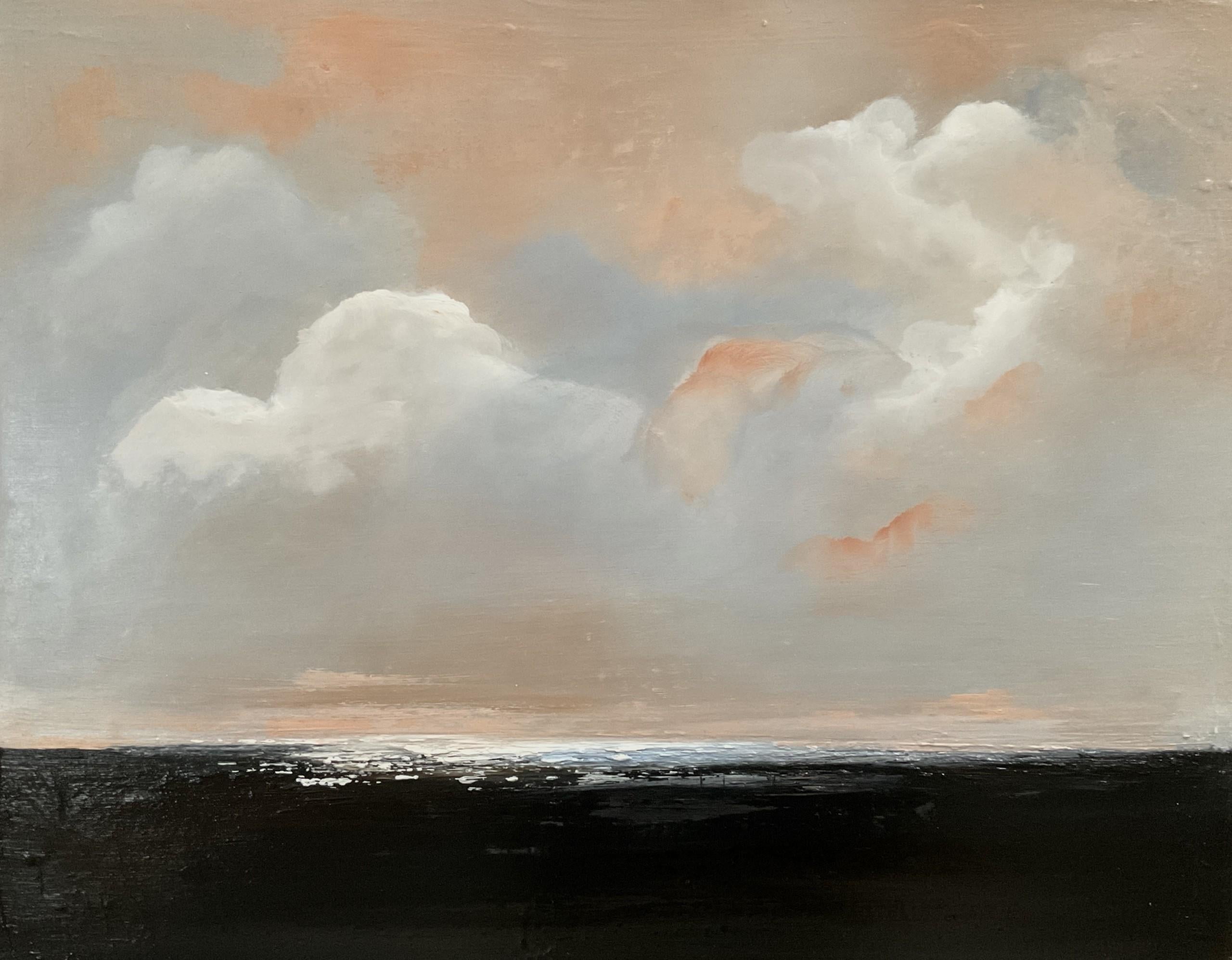 Nicola Mosley Figurative Painting - Passing Clouds