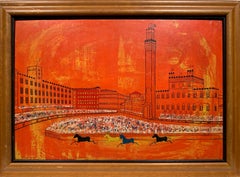 Palio Di Siena (Italian Horse Race Cityscape)