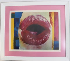 Nicola Simbari "Lips" Lithograph Print