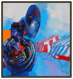 Nicola Simbari Large Original Oil Painting On Canvas Hand Signed Italian Artwork