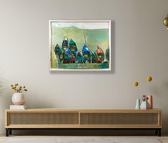 Nicola Simbari Vicino ad Amalfi Pittura originale firmata