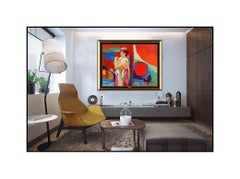 NICOLA SIMBARI Original OIL PAINTING ON CANVAS Large Signed art SUBMIT OFFERS