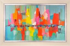 Nicola Simbari Sailboats in Venice Signed Original Painting