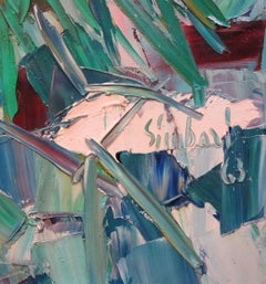 Windy Day in Gaeta (abstract Italian landscape Italy painting)
