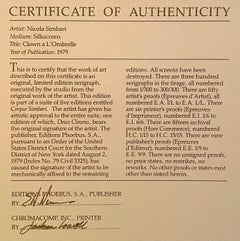 "Clown a l’ombrelle"