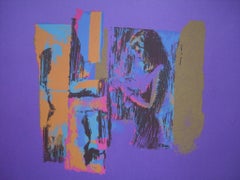Crazy Horse no.3 - Screen Print by Nicola Simbari - 1976