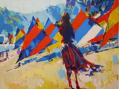 Girl with Sailboats