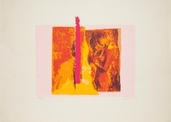 Horse- Standby - Screen Print by Nicola Simbari - 1970s