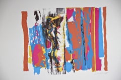 Nudo arrotondato in bianco - Serigrafia di Nicola Simbari - 1976