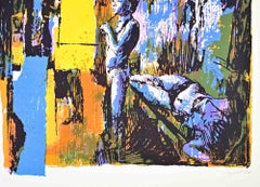 Femme - Sérigraphie de Nicola Simbari - 1975 environ