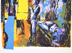 Siebdruck „Frau“, handsigniert, Auflage: 90, zeitgenössisch, 1975