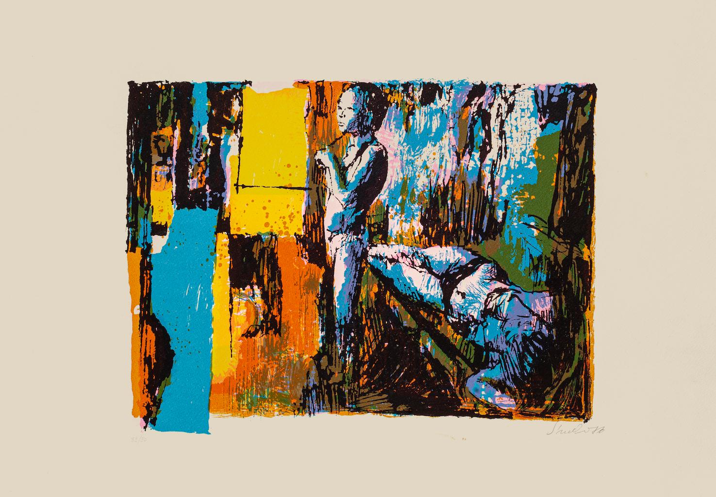 Frau – Siebdruck von Nicola Simbari – 1975 ca.