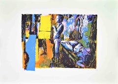Mujer - Serigrafía de Nicola Simbari - 1975 ca