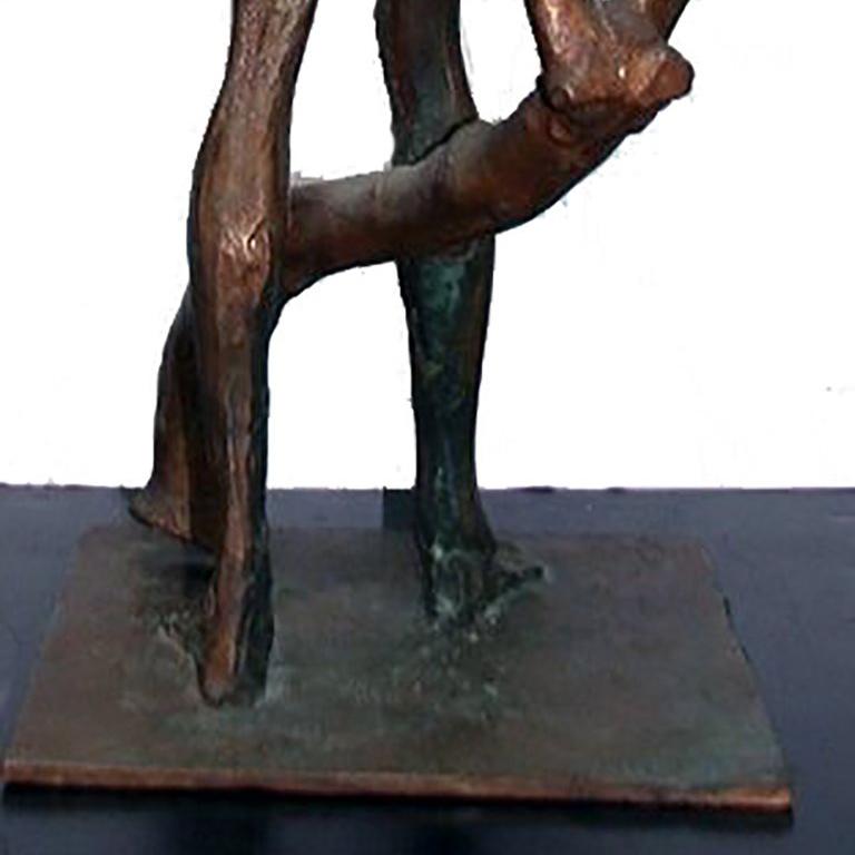 UNbetitelt (NUDE) (Gold), Figurative Sculpture, von Nicola Simbari