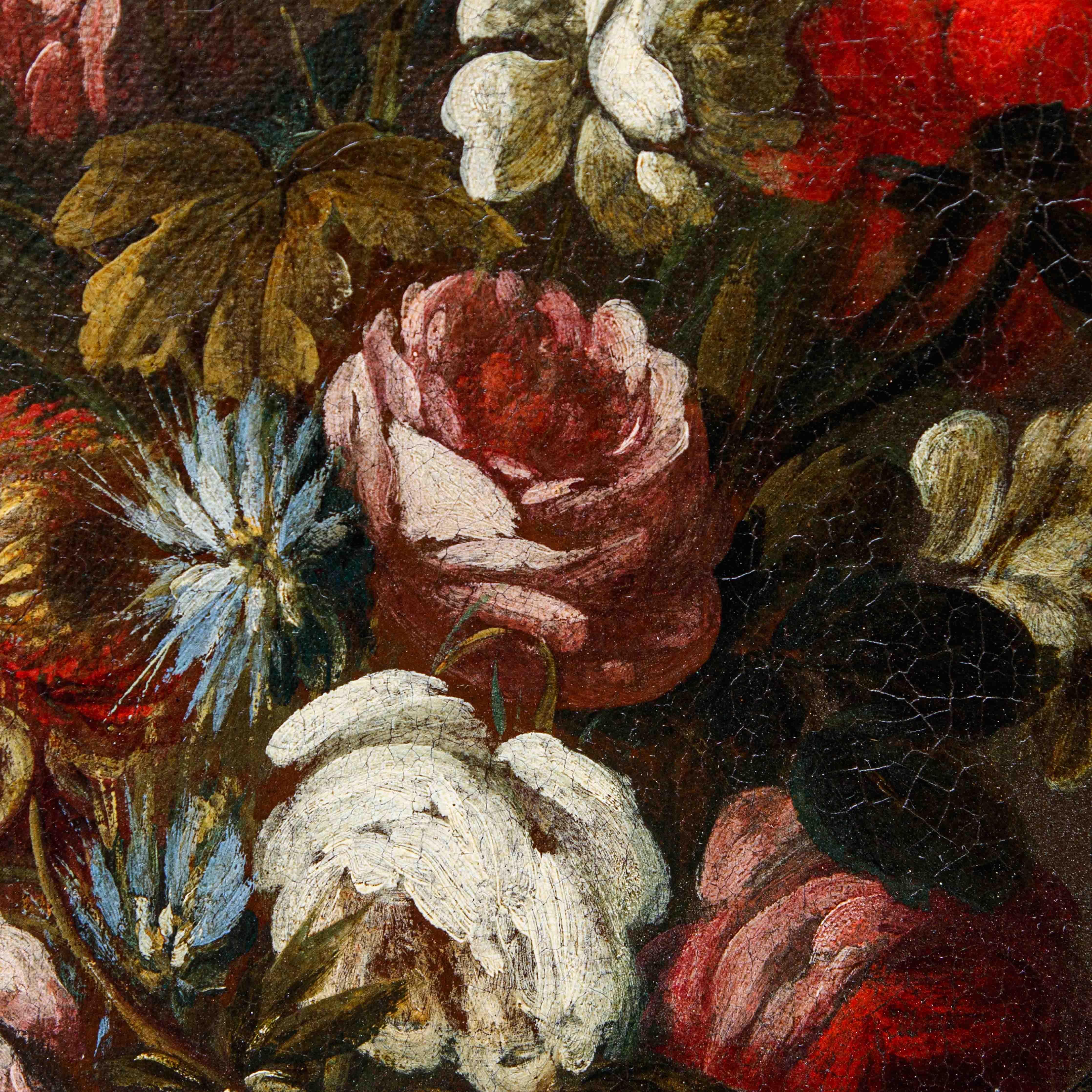 Nicola van Houbraken (Messina, 1668 - Pisa, 1733) (attr.), Flower Vases 11