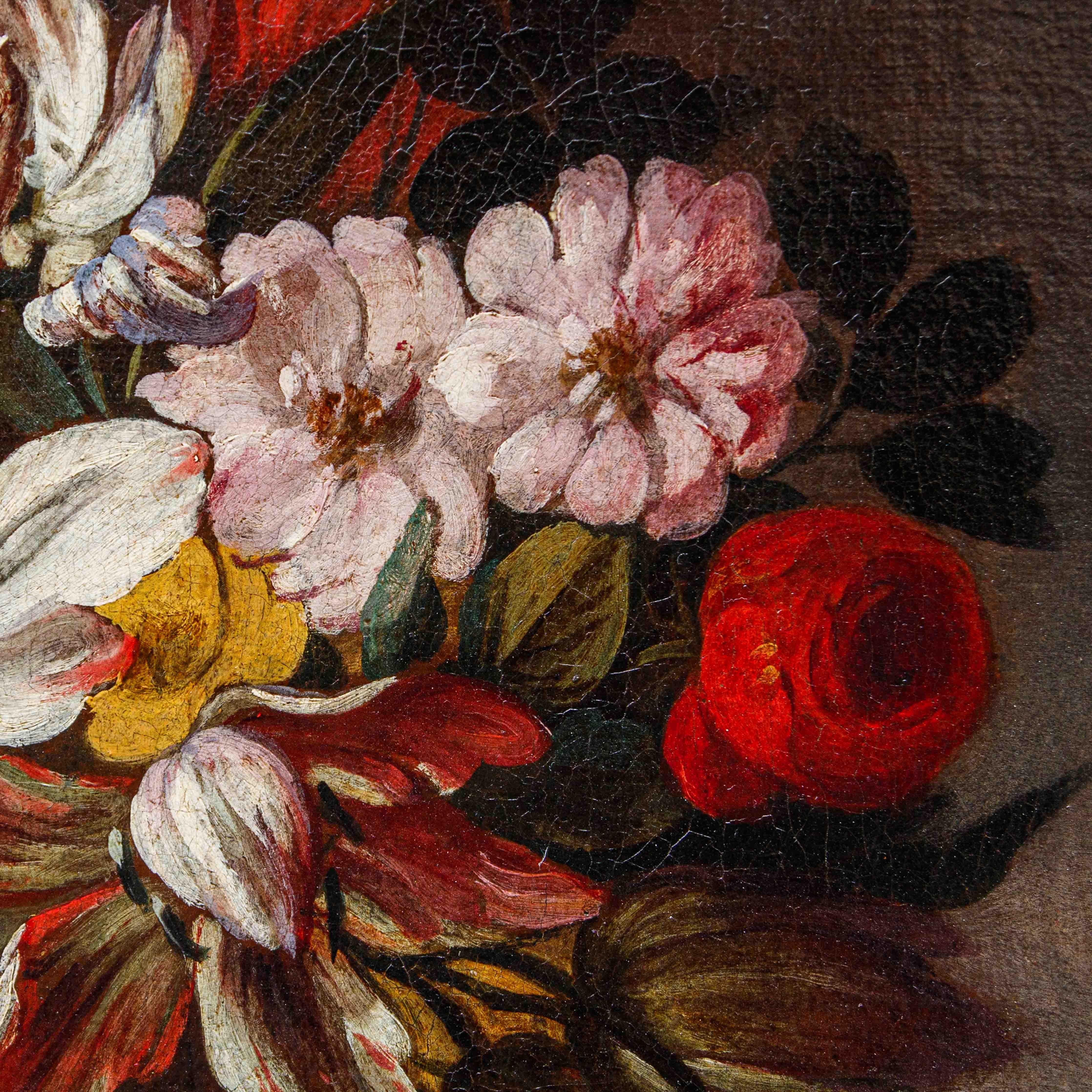 Nicola van Houbraken (Messina, 1668 - Pisa, 1733) (attr.), Flower Vases 4
