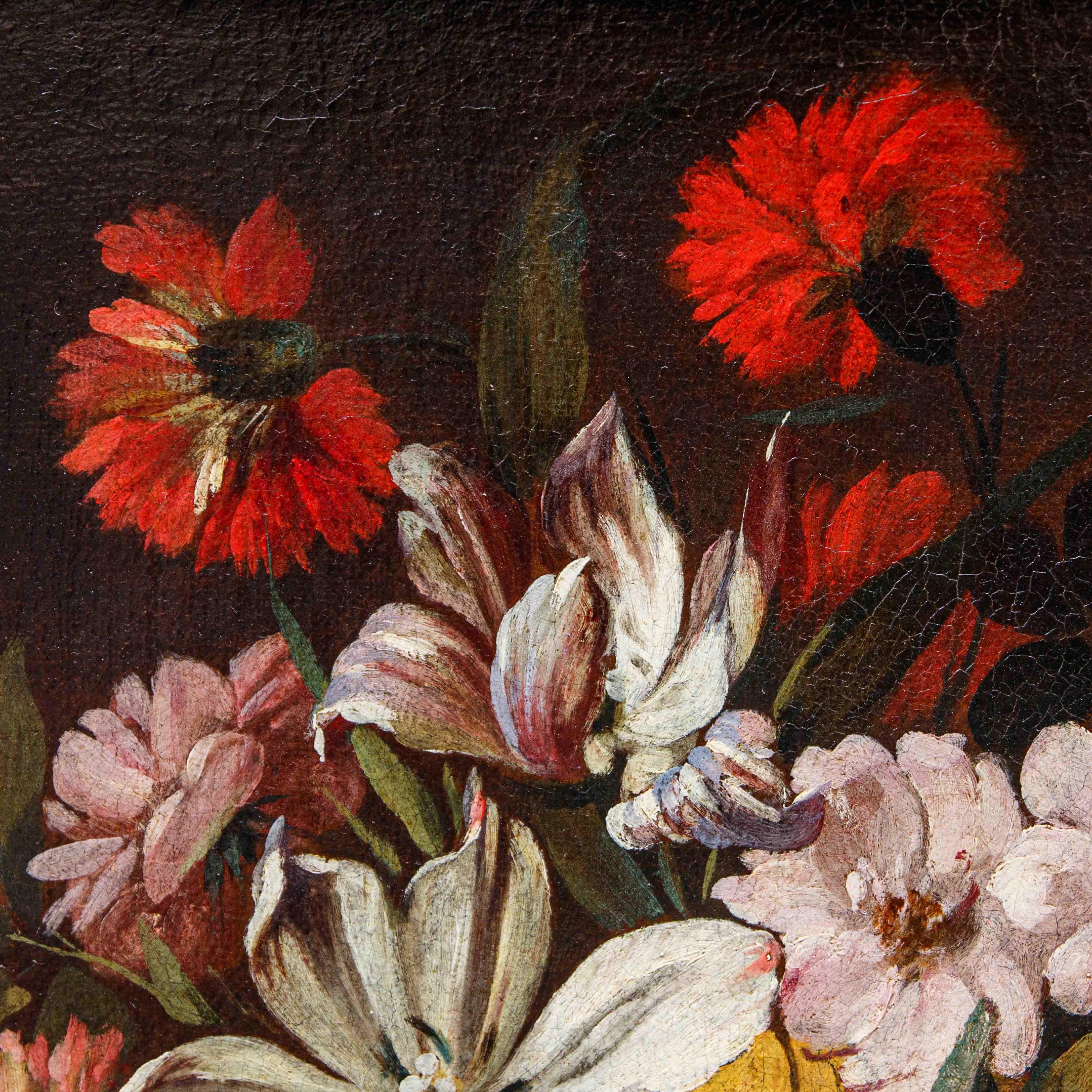 Nicola van Houbraken (Messina, 1668 - Pisa, 1733) (attr.), Flower Vases 5