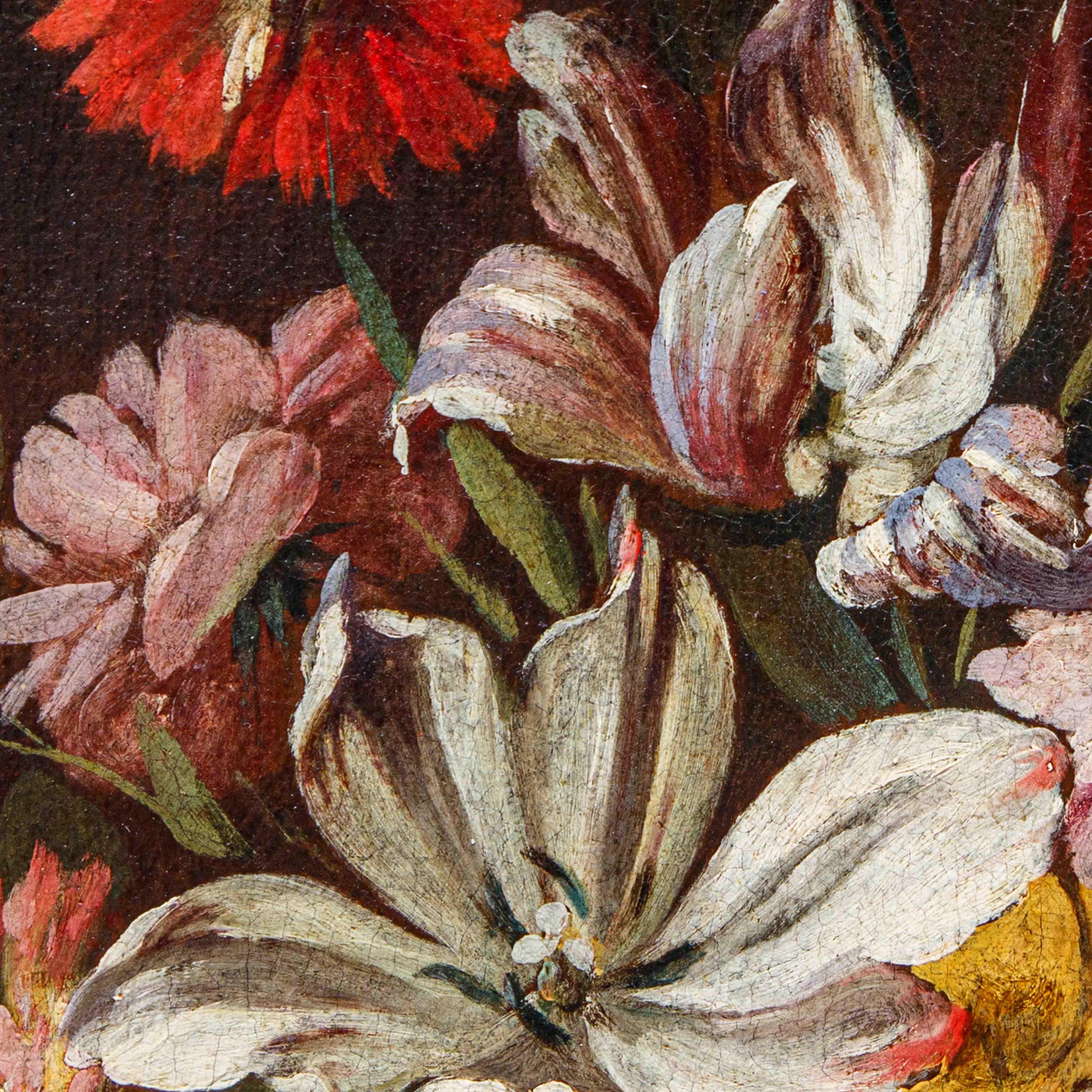 Nicola van Houbraken (Messina, 1668 - Pisa, 1733) (attr.), Flower Vases 7