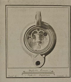 Roman Still Life - Etching by Nicola Vanni - 18th Century