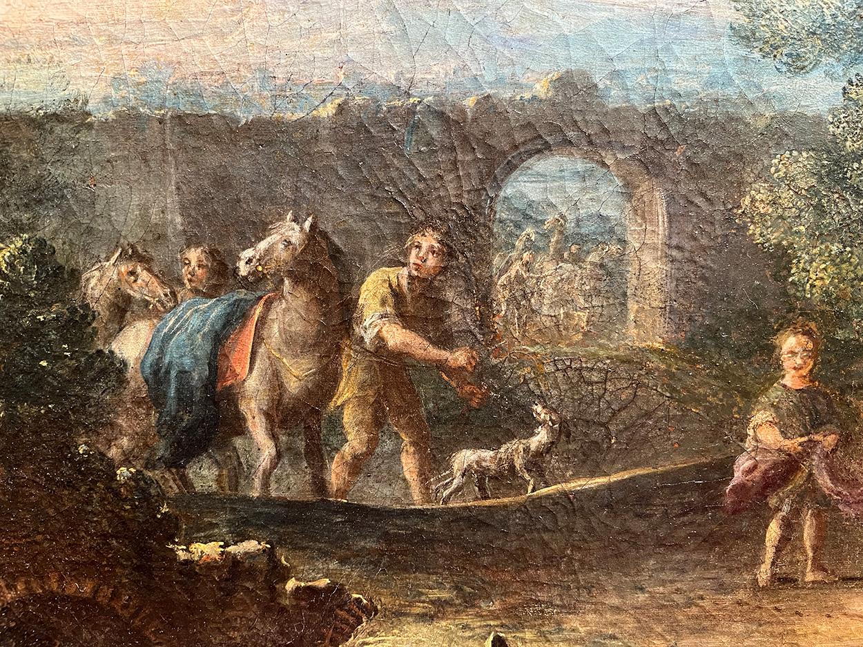 18th Century by Nicola Viso The adoration of the magi Oil on canvas For Sale 7