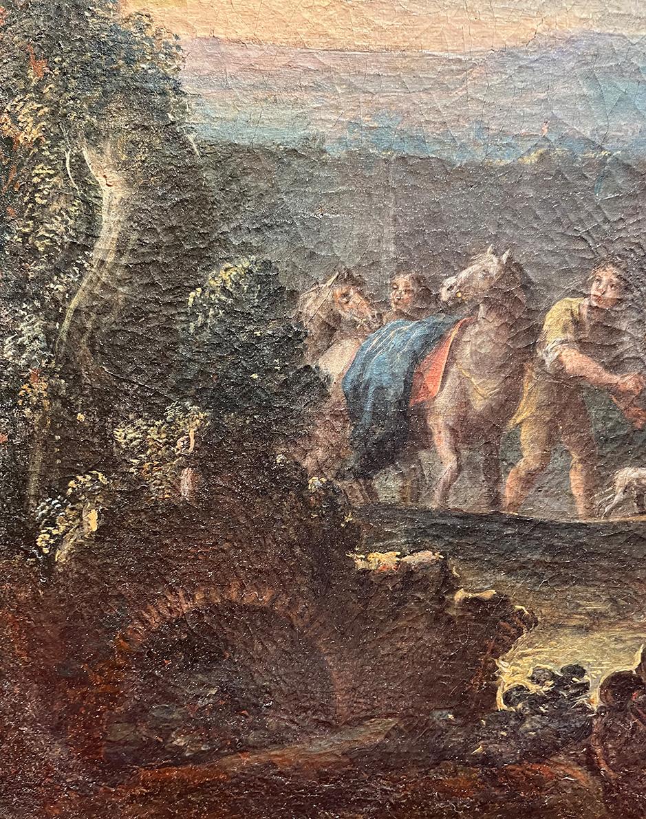 18th Century by Nicola Viso The adoration of the magi Oil on canvas For Sale 8
