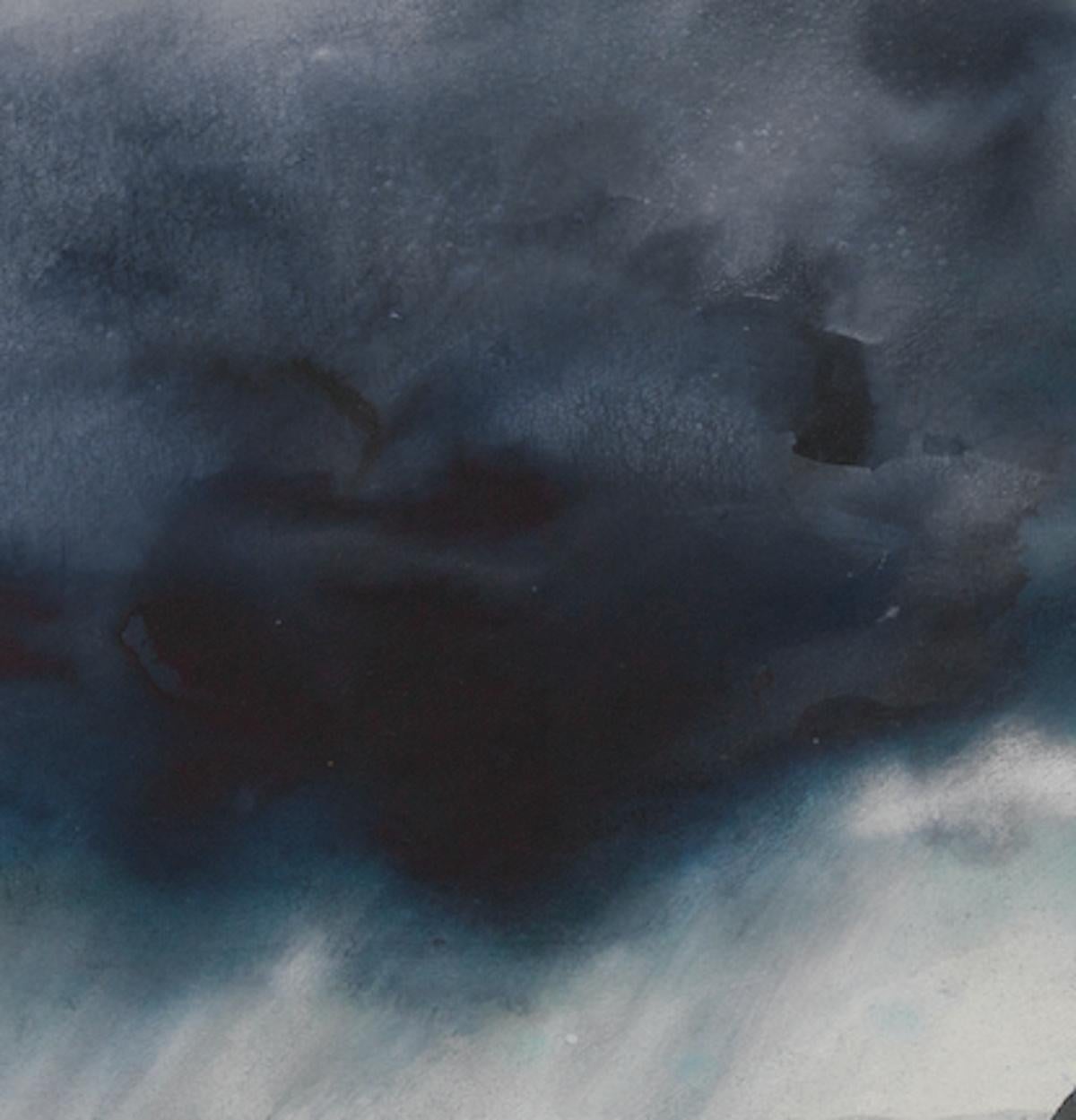 Rain Storm Approaching Mixed Media Painting by Nicola Wiehahn, 2019 For Sale 2
