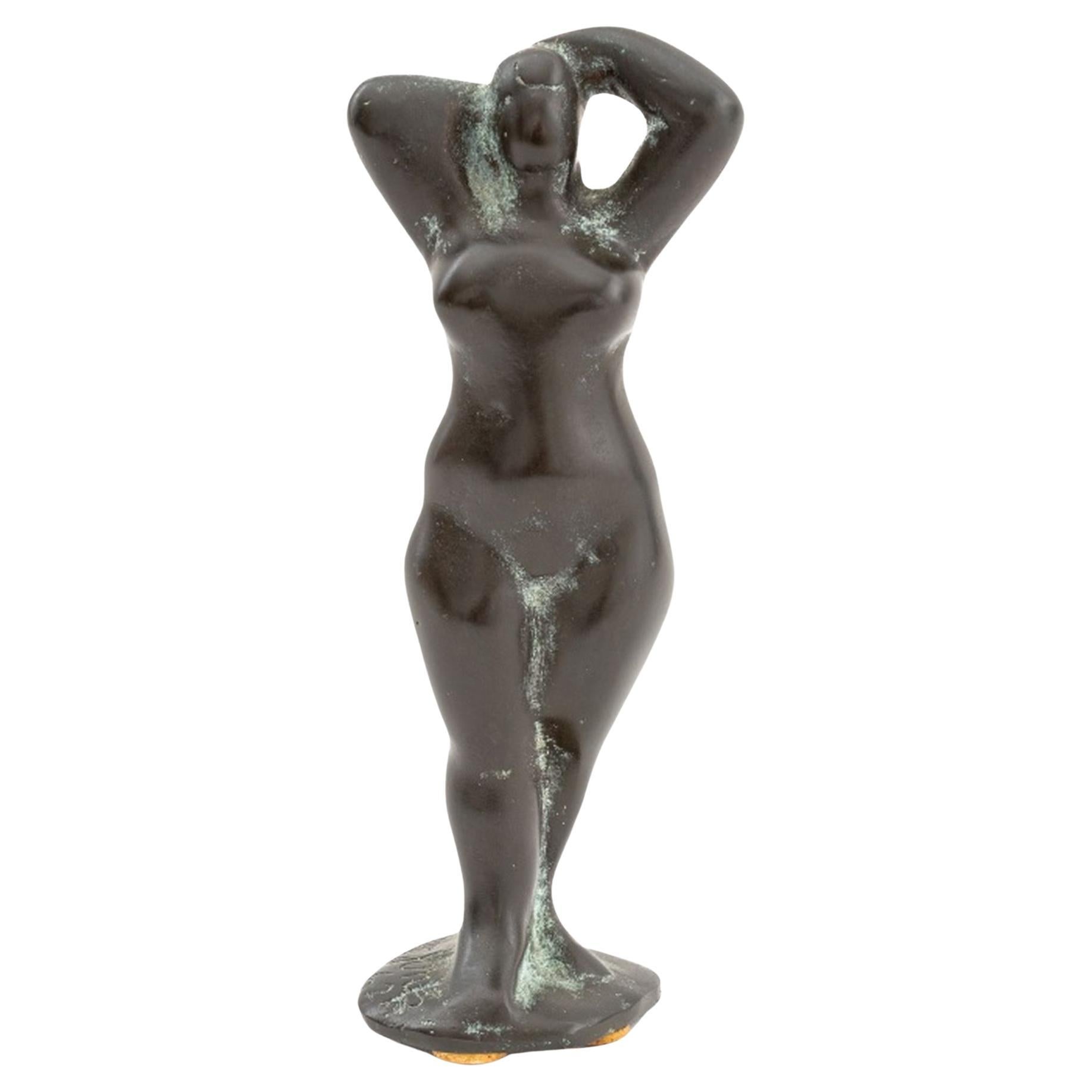 Nicolaas "Nic" Jonk Female Nude Bronze Sculpture For Sale