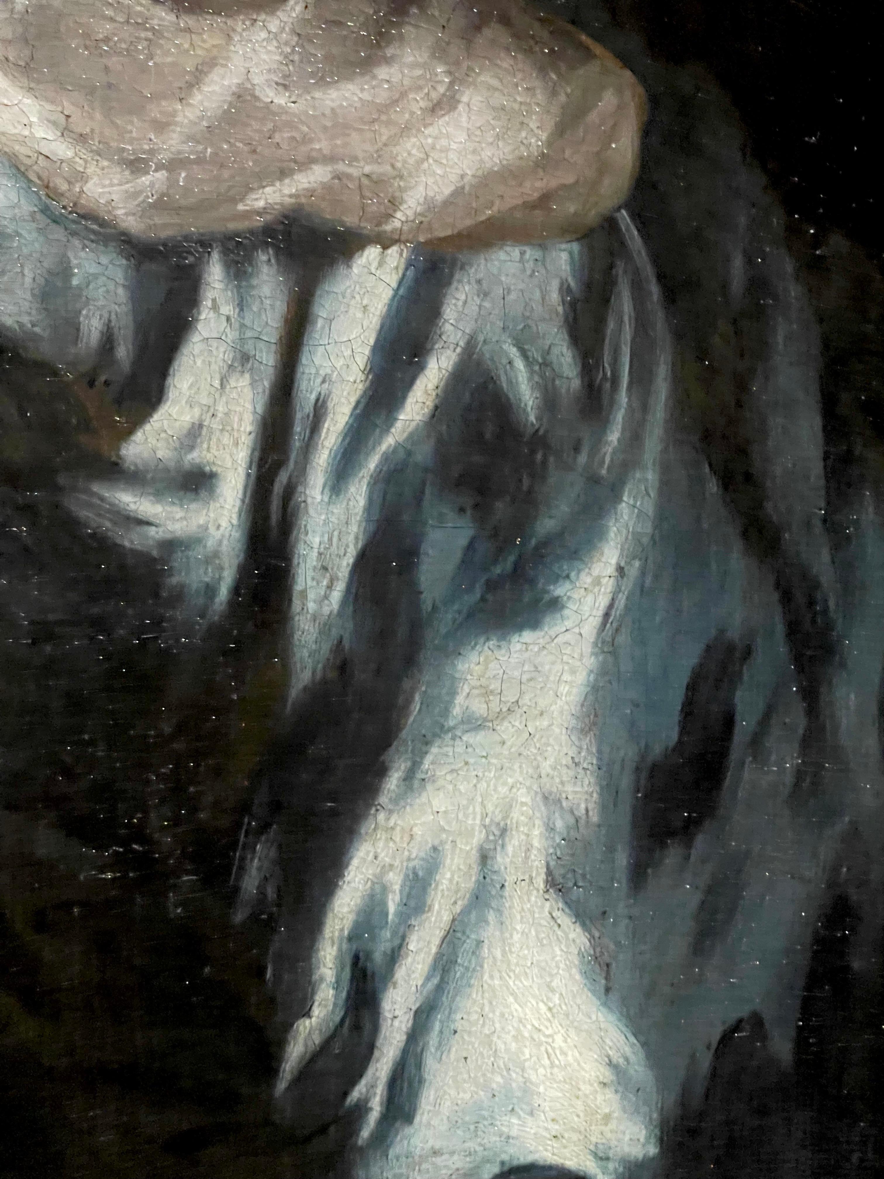 Ritratto di marito e moglie in stile antico olandese del XVII secolo -  amore ca. 1690 10