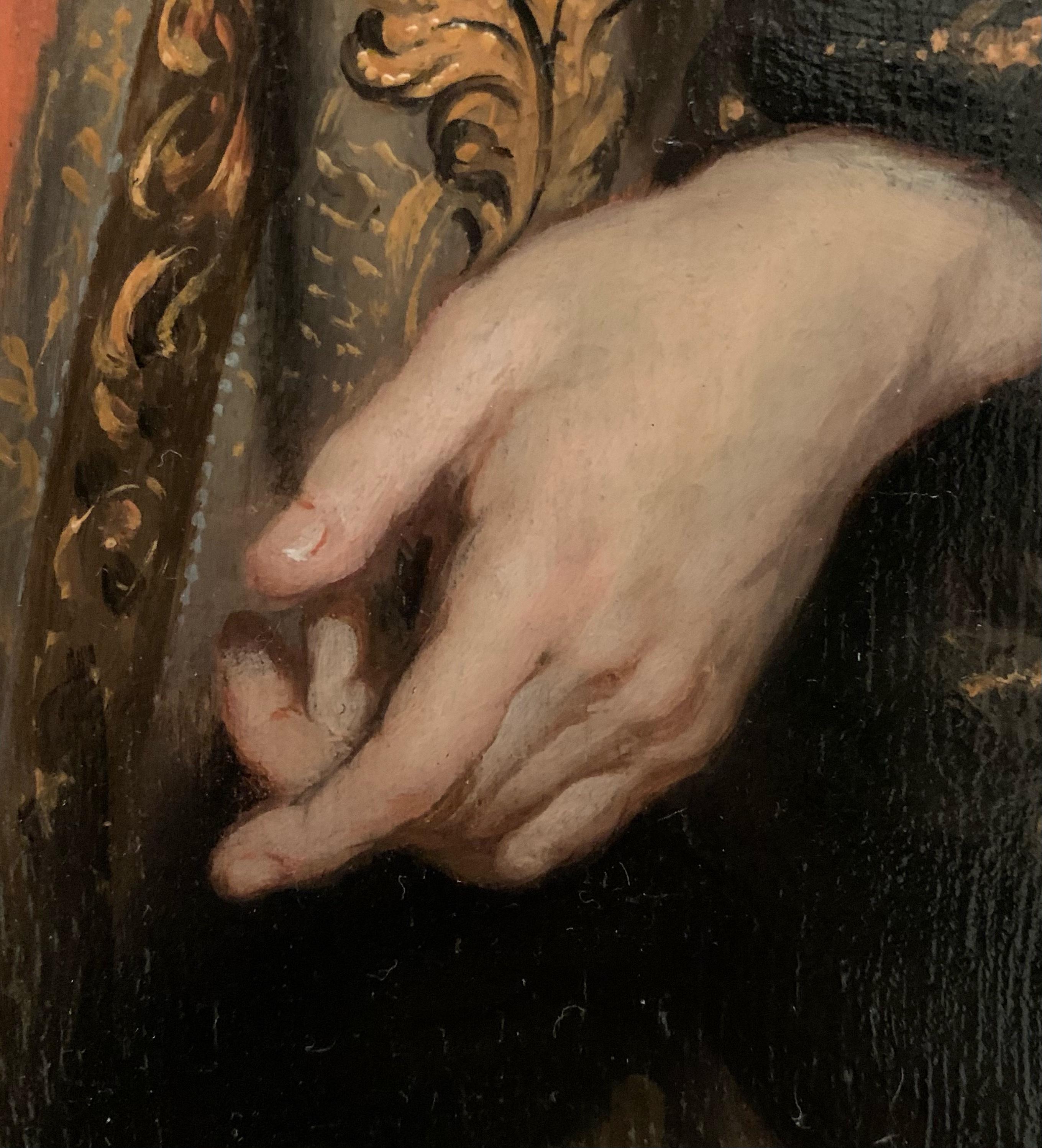 Portrait of a Young Dutch Gentleman by Nicolaes Maes, Oil on Panel, Old Master 1