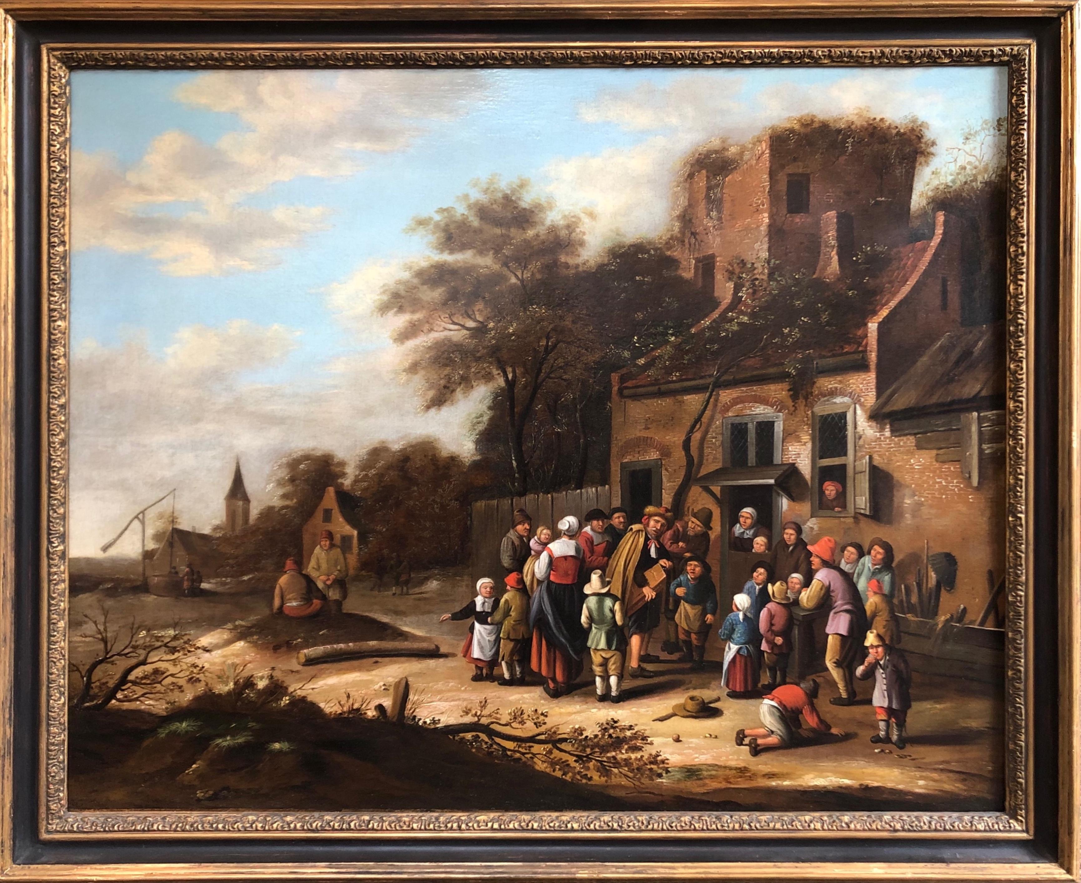 Nicolaes Molenaer Oil painting Circle of Nicolaes Molenaer (Dutch
