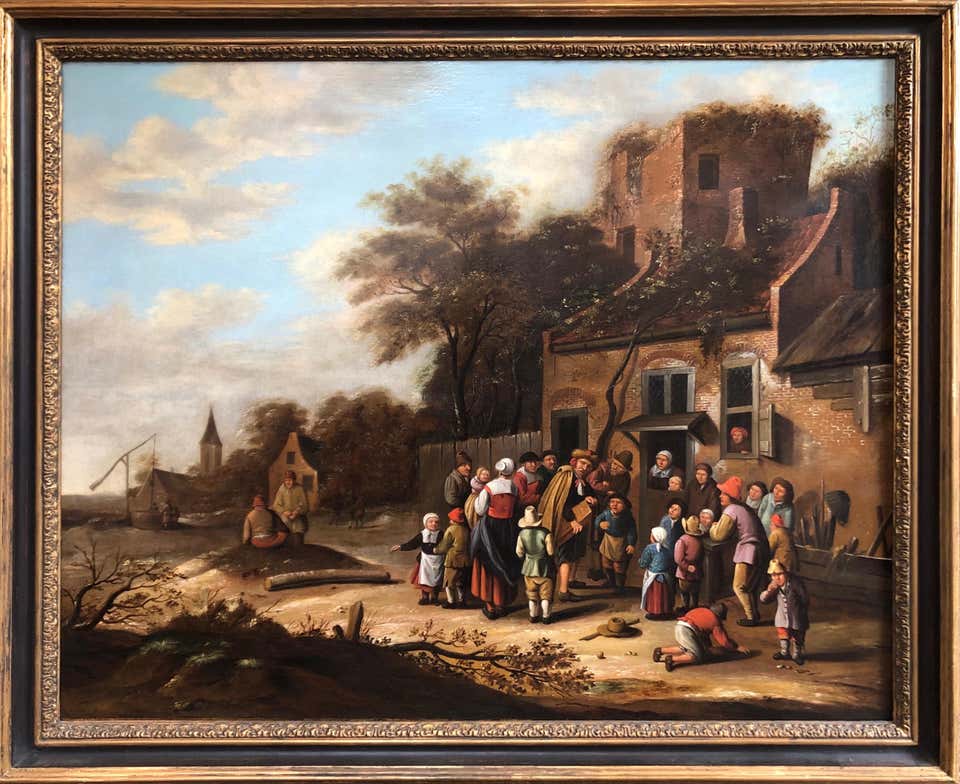 Nicolaes Molenaer Oil painting Circle of Nicolaes Molenaer (Dutch