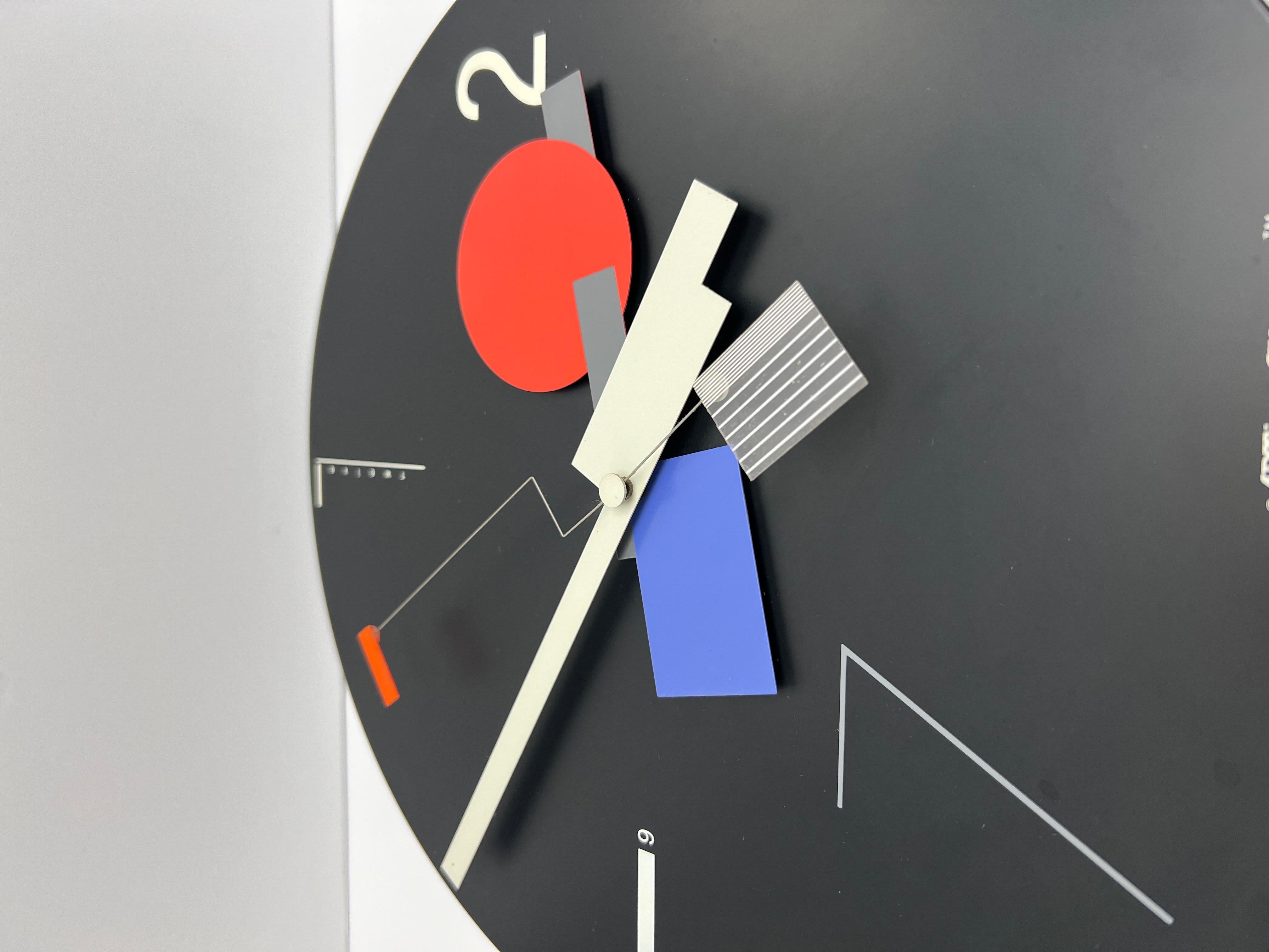 Reloj de Pared Escultura Cinética Postmoderna Nicolai Canetti en venta 2