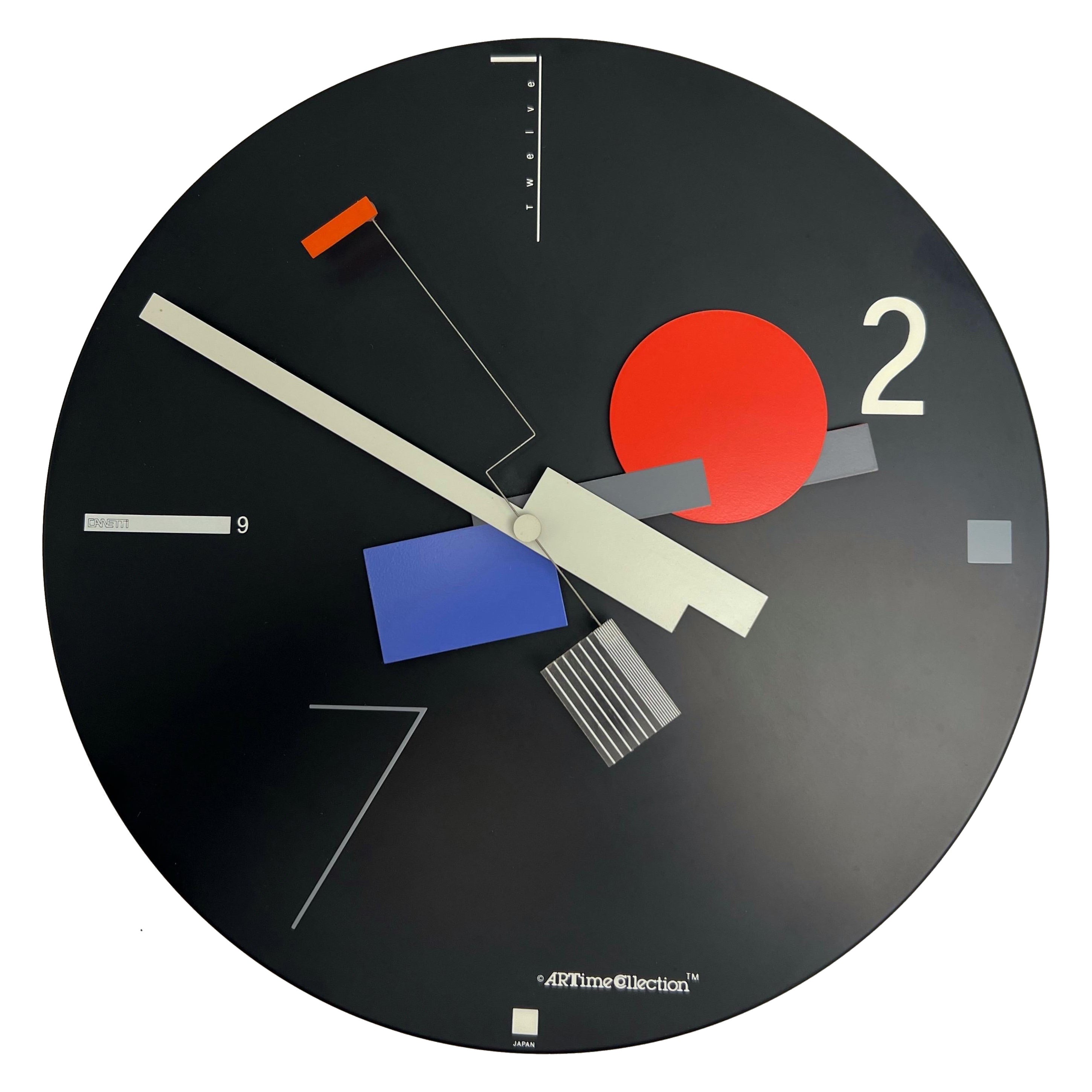 Nicolai Canetti, kinetische postmoderne Wanduhr