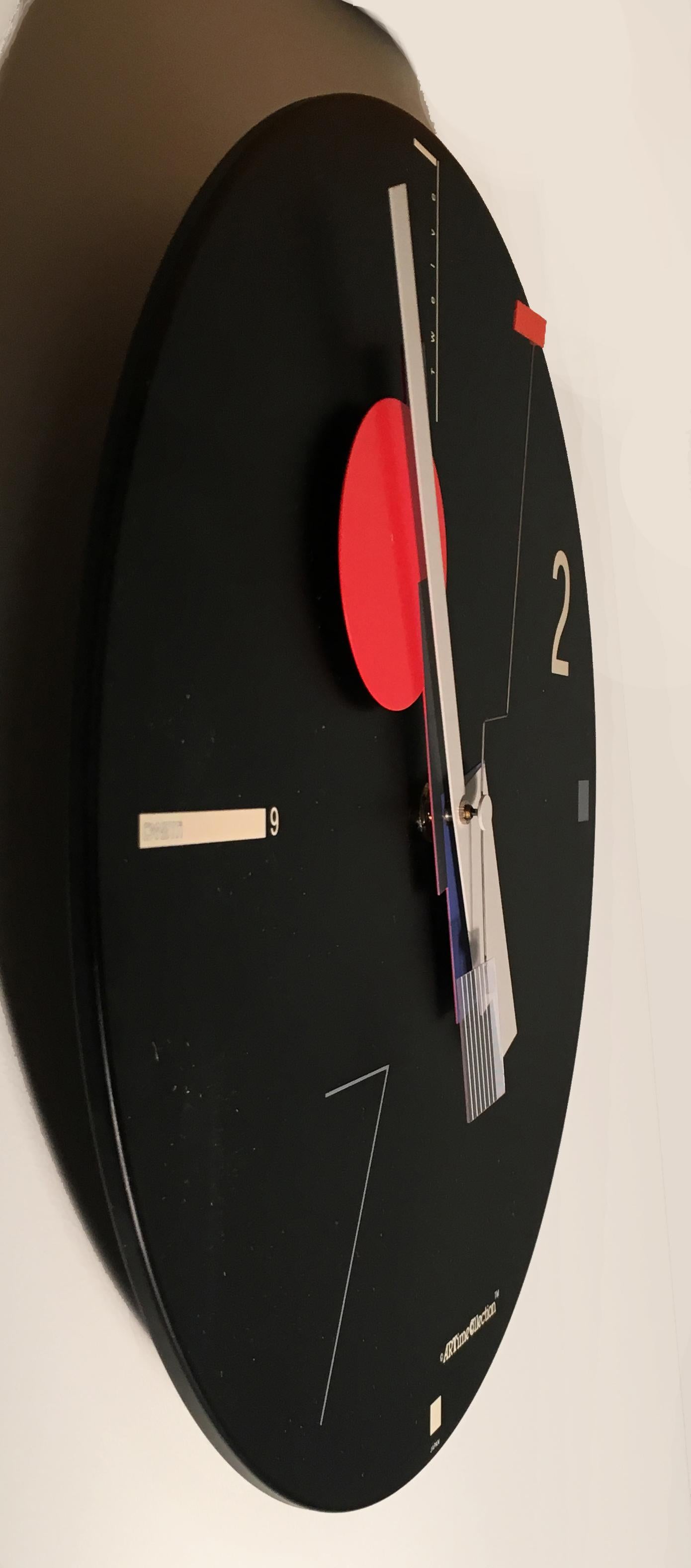 ART TIME WALL CLOCK - Modern Mixed Media Art by Nicolai Canetti