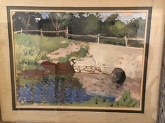 Nicolai Cikovsky  Mediados de siglo  N.Y. Arroyo del Parque