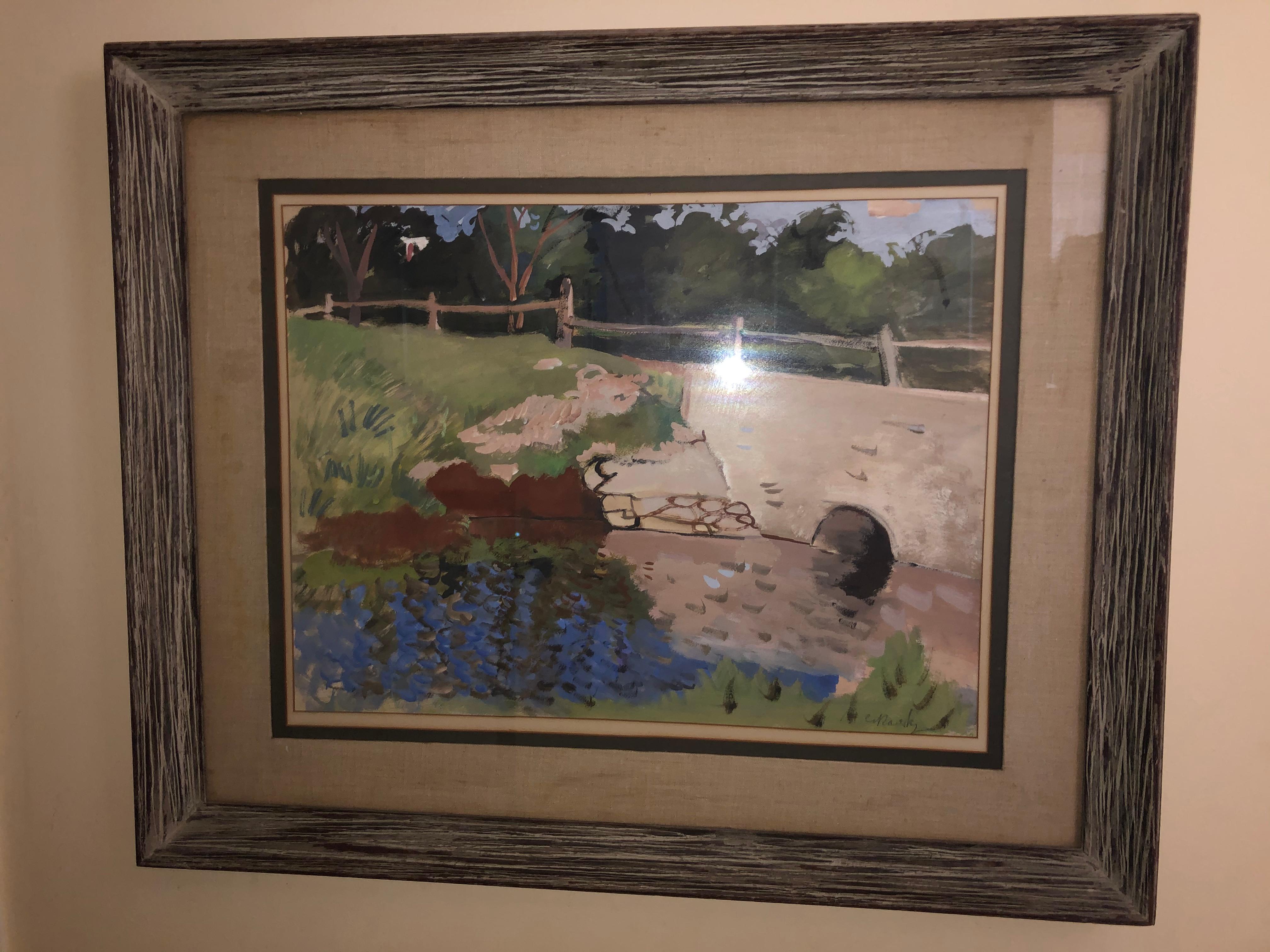 Nicolai Cikovsky  Mediados de siglo  N.Y. Arroyo del Parque en venta 3