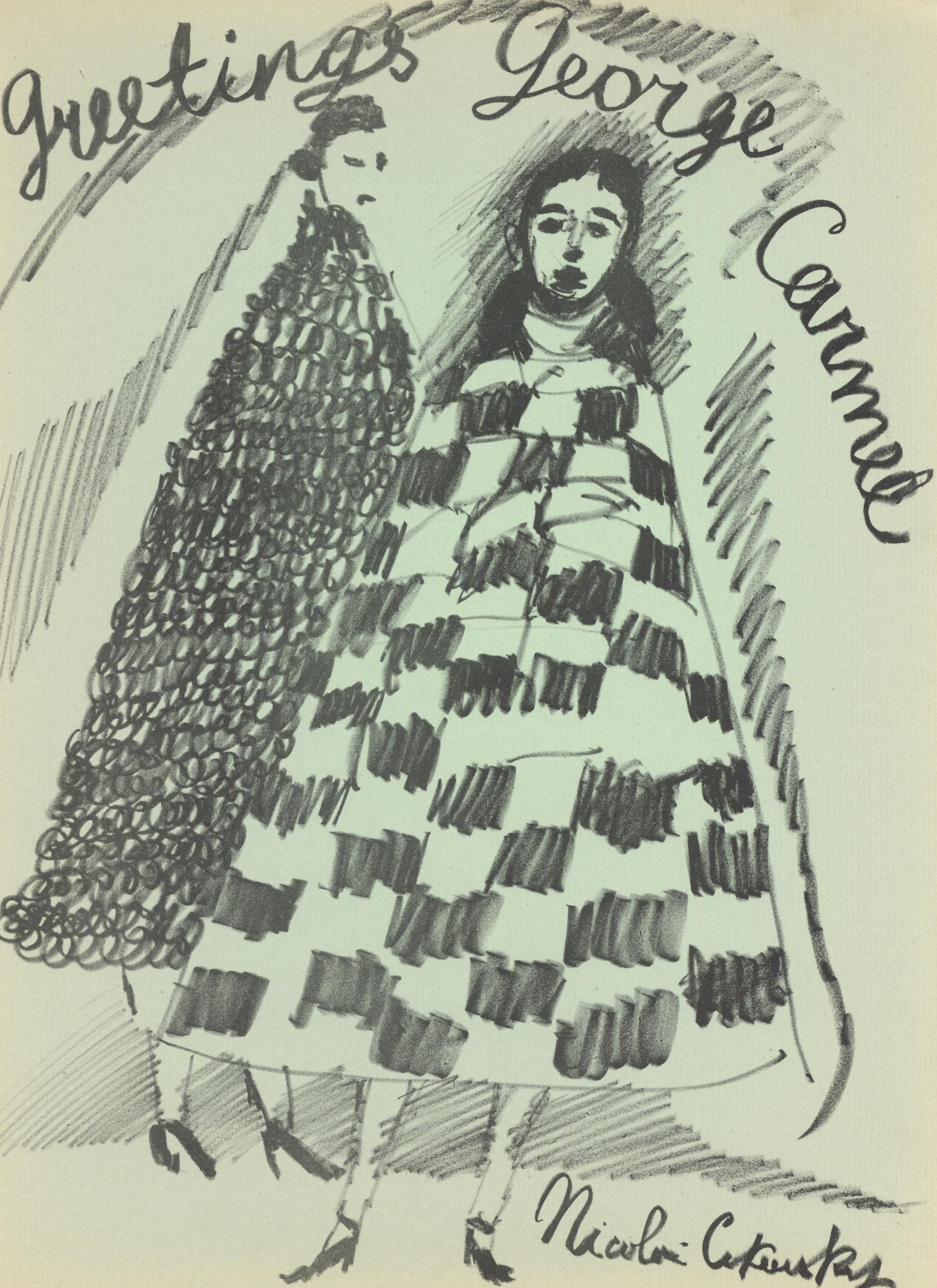 original lithograph - Print by Nicolai Cikovsky