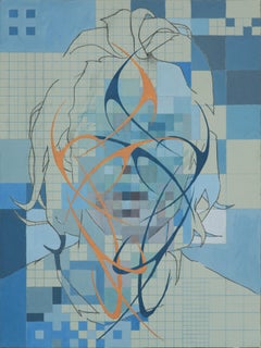 Metamorfosi, 2024 Olio e matita su carta, 40 x 30 cm, firmato