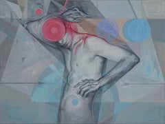 Pendulum, 2026 Oil and acrylic on canvas Portrait, Emotional Depth, 60 x 80 cm