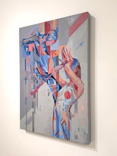 Polarities, 2026 Oil and acrylic on canvas Portrait, Emotional Depth, 70 x 50 cm